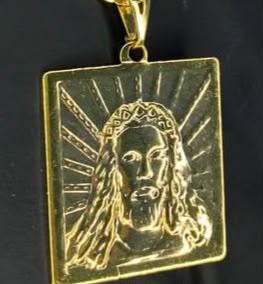Pingente “Face de Cristo” Placa