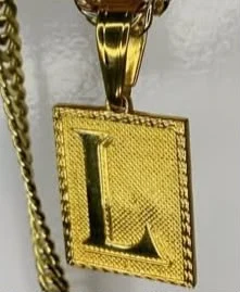 Pingente Premium Personalizado Inicial L